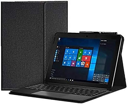 Heycase New Compatible with Surface Pro 2020/SurfacePro 7/6 Case, Multi-Angle Viewing Portfolio Business Case Cover Compatible for Microsoft Surface Pro 2020 7/6/5/4 Type Cover,Black