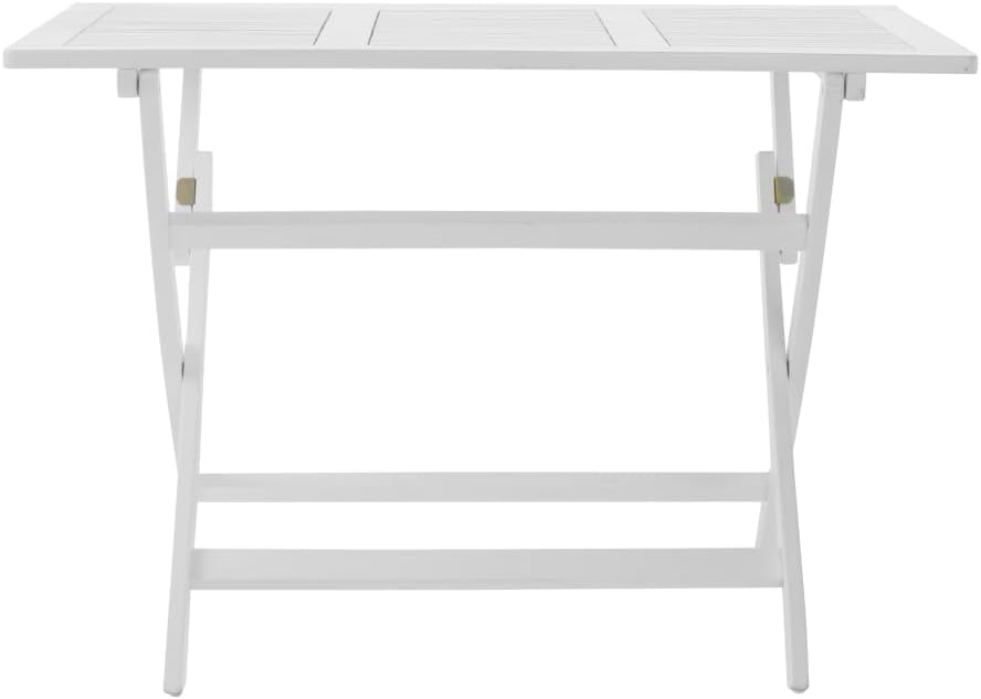 Foldable Table with Lightweight Aluminum Frame for Outdoor Dining and Indoor Use