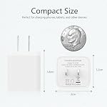 5Pack USB Wall Charger 2.4A Dual USB Port Cube Power Plug Adapter - Image 4