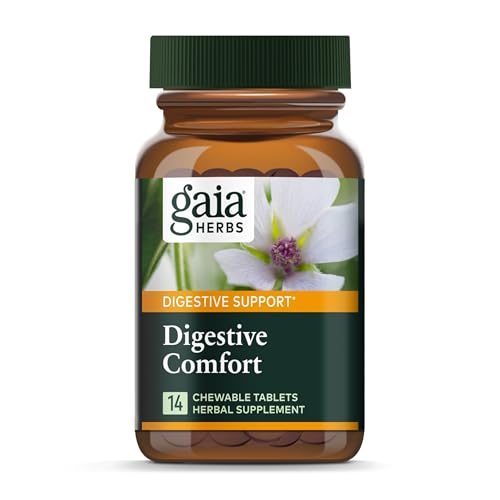 Gaia Herbs Digestive Comfort - Digestive Support Supplement - With Aloe Vera, Marshmallow Root,...