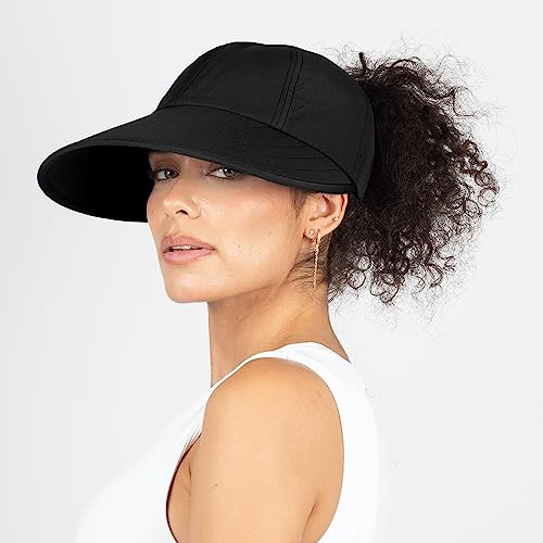Ponyflo Sunblocker Wide Brim Hat - Oprah Awards Best Sun Hat - UV 50 Protection - Ponytail Sunhat for Women4