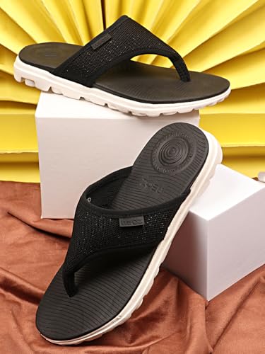 Image of URJO womens Trend-1 Women's Flipflops With Levirex for 40% Less Pressure Arch Support & Anti-skid Comfort By Neo Slipper