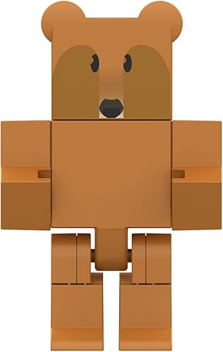 Miniatura 3 de Bee Swarm Simulator Paquete de figuras de acción de Brown Bear con estuche de abeja misteriosa y panal (figura articulada de 5 pulgadas y artículos