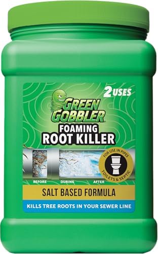 Green Gobbler, FOAMING Root Killer | Kills Tree Roots in Pipes & ...
