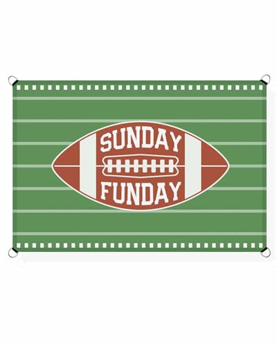 Boanket Sun Shade Sail 8' x 10', American Football Rectangular Waterproof Outdoor Sun Shades, Wine Red Ball Green Striped Ball Field Shade Cloth for Patio Deck Terrace Garden Lawns Beach Backyard