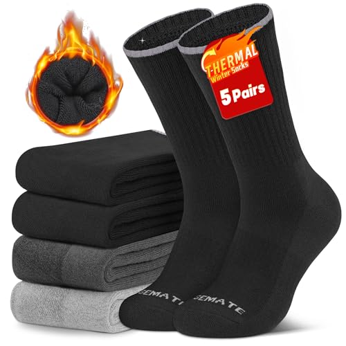Closemate Calcetines Térmicos (5 Pares, M)