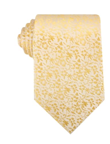 Image of OTAA Floral Necktie Casual Ties for Men - Perfect Neck Tie for Groomsmen Wedding Ties or Formal Occasions