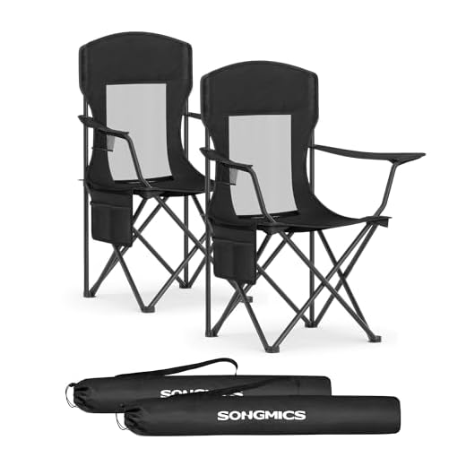 SONGMICS Breathable Camping Chairs