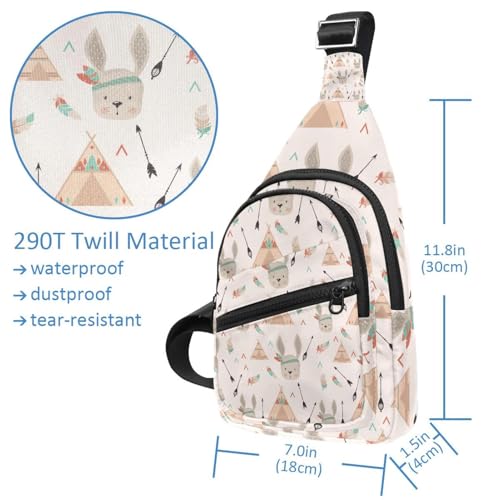 Bolsa de pecho para mujer impermeable para caminatas y viajes cómodos 5