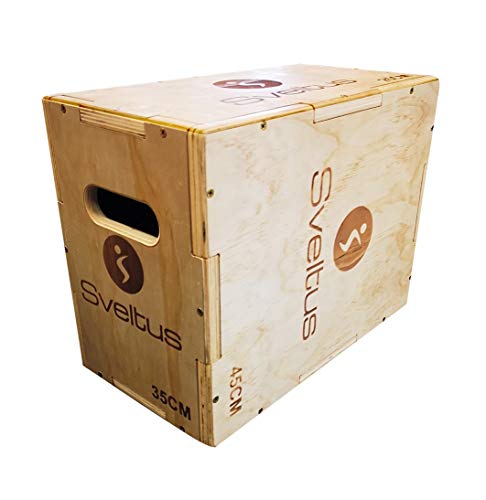 Boîte De Pliométrie Titan Fitness 12x14x16 - Bois, Non Assemblée, Ouverte