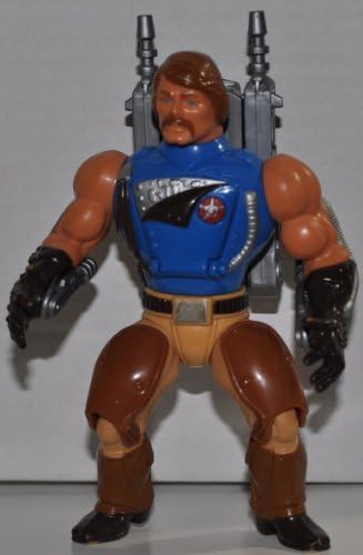 Vintage Rio Blast "Complete" with All Attached Blasters & Backpack (Series 5) (1986) Wave 5 - Original He-Man and the Masters of the Universe - MOTU - Mattel Collectible Action Figure - Loose (OOP) Out of Package & Print