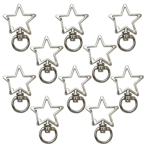 Amazon.co.jp: 星 ナスカン【シルバー】銀 スター 金属 ストラップ