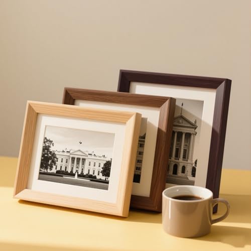4x6 Inch Thick Border Wooden Photo Frames for Desktop Ornament - image 4