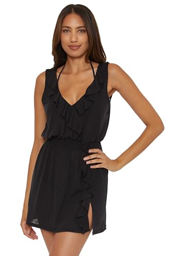 Image of BECCA Breezy Basics Cascade Ruffle Dress