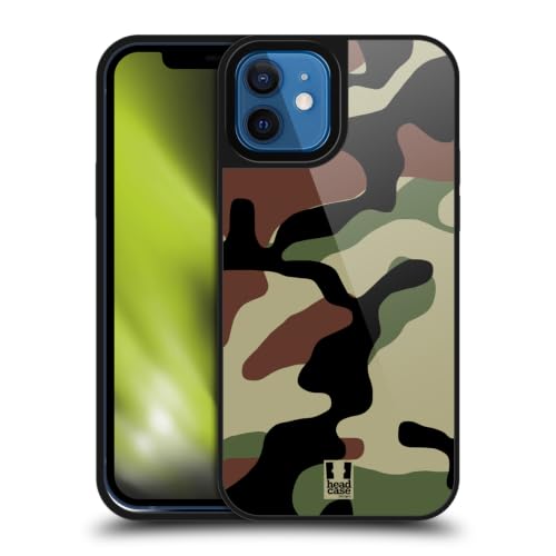 Coque iPhone 12 anti-chute protection gel militaire camouflage