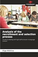 Analysis of the recruitment and selection process 620076378X Book Cover