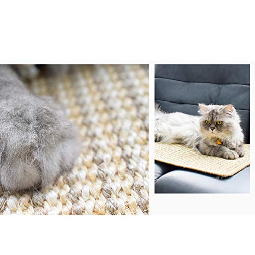 TEHAUX Gato Arranhando Mat-Zero Pet Pad Tapete Scratcher Gato Natural De Sisal Gato Moagem Garras Pr