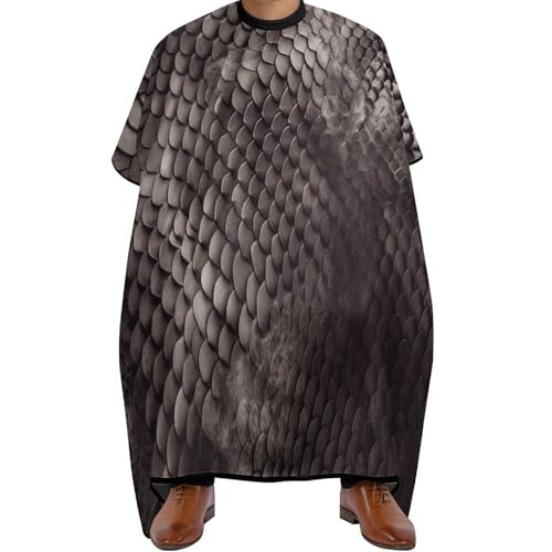 Capa Clásica de Piel de Serpiente para Barbería Unisex miniatura 1
