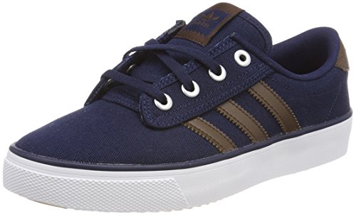 adidas Men's Kiel Trainers, Blue (Collegiate Navy/Brown/Footwear White), 6.5 UK