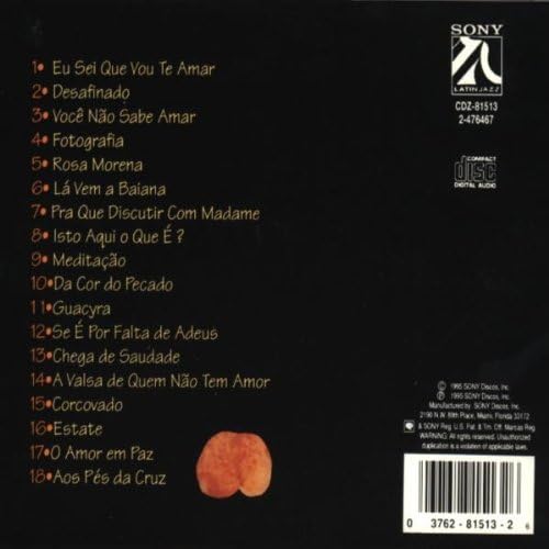 JOÃO GILBERTO - Ao Vivo - Eu Sei Que Vou Te Amar = アコースティック・ライヴ〜あなたを愛してしまう〜 - CD