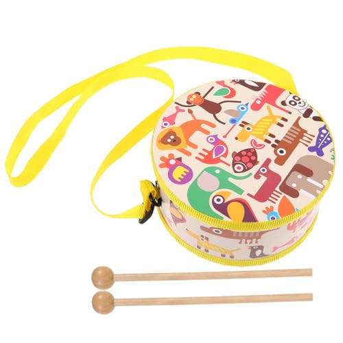 jojofuny スネア 木製ドラム初心者 早期教育用の音楽玩具 鼓楽器 幼児の音楽おもちゃ モンテッソーリ打楽器 幼児用ドラムセット おもちゃのドラム グドラムのおもちゃ 子供の楽器 ハン