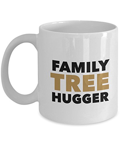 Nickerson Marketing Genealogy Gift Coffee Mug – Family Tree Hugger – Inexpensive, Funny Idea For Genealogists For Christmas, Holidays, Birthday, Or Just Because #TOP1