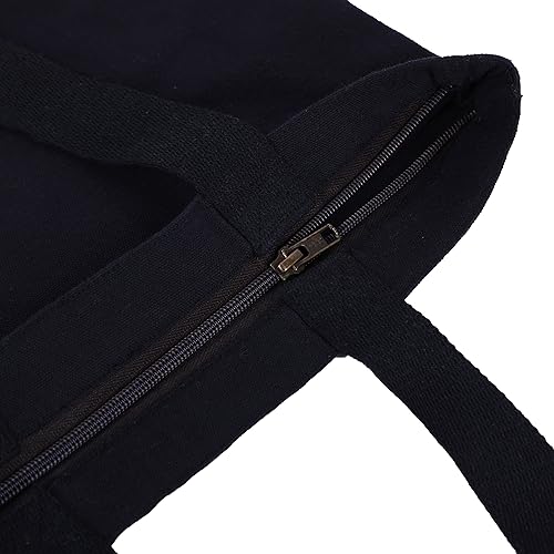 MASQ-by-Q-one-Handcrafted-Canvas-Embroidered-Large-Tote-Bags-for-Women-with-Zip-College-Bag-for-Girls-100-Organic-Cotton-Tote-Bag-for-Traveling-Daily-Use