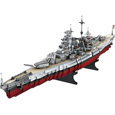 Pasyru Bismarck Warship Building Set Cover