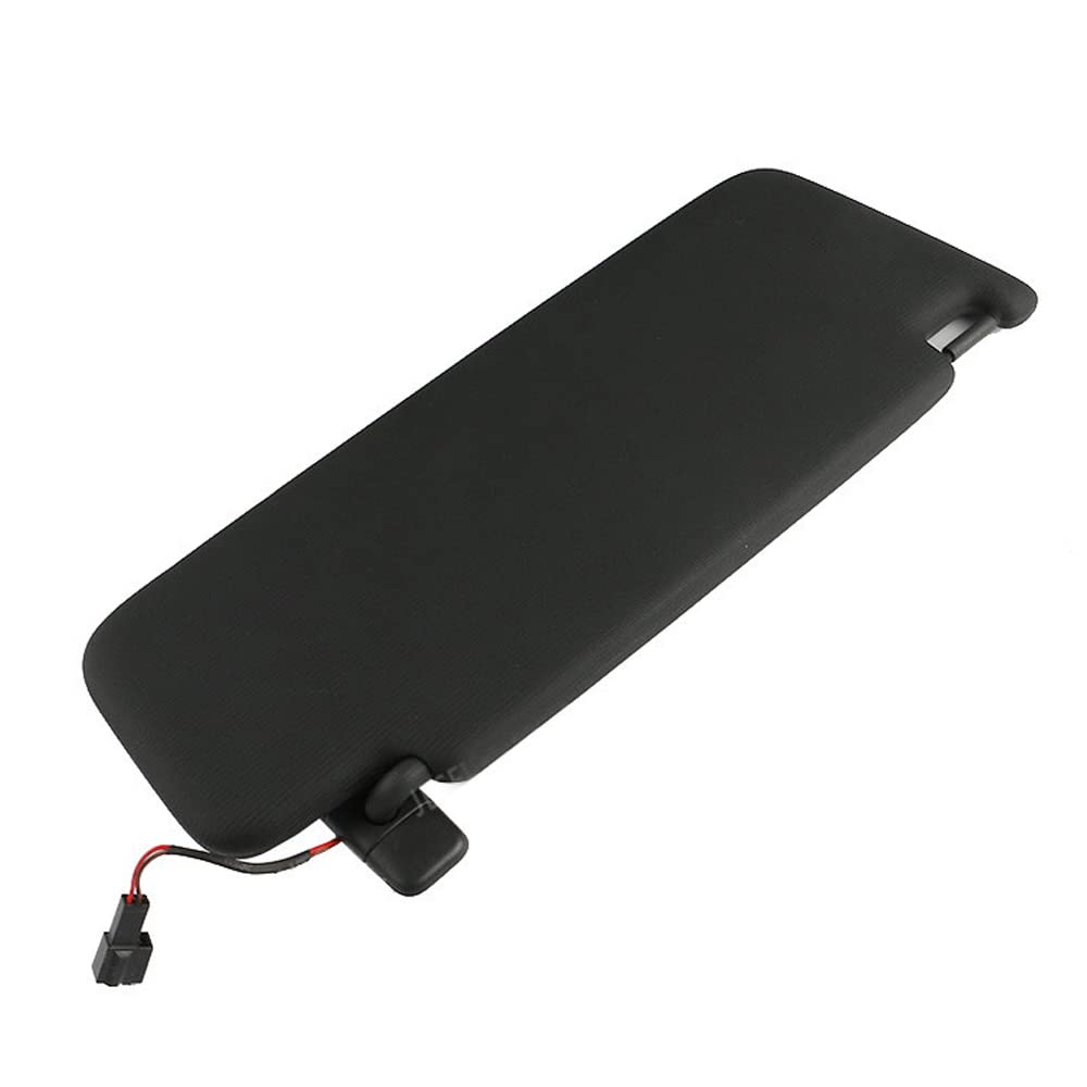 Visera Parasol Interior para Golf 7 MK7 Jetta Passat B8 CC T-Cross T-Roc E-Golf 2013-2021, Delantero Parabrisas Protección Solar Coche Izquierdo Derecho Lado, Black- Right