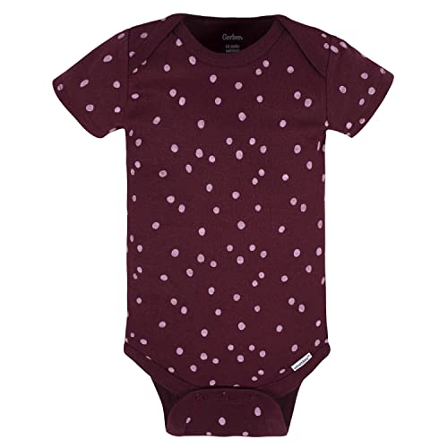 Image of Gerber Unisex Baby 5-Pack Short Sleeve Variety Onesies Bodysuits