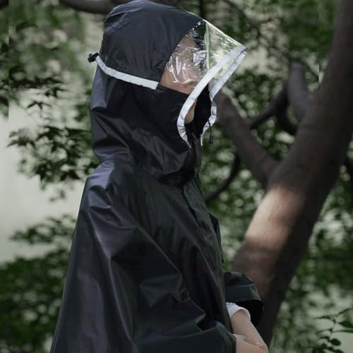 Poncho de lluvia impermeable que cubre la mochila de senderismo 2