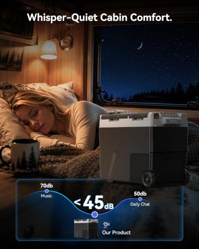 Feelfunn 61QT Dual Zone Portable Freezer
