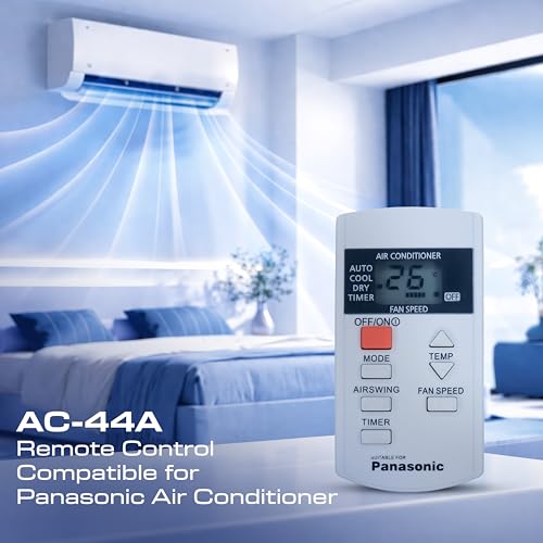 Image of Electronic Spices AC Remote | Compatible with Panasonic AC (Model AC-44A) with AAA Batteries