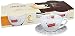 Konitz Coffee Bar Amore Mio No.4 Cappuccino Cups/Saucers, Set of 4
