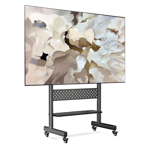 Soporte móvil para TV de 40" a 85" con ruedas y altura ajustable miniatura 1
