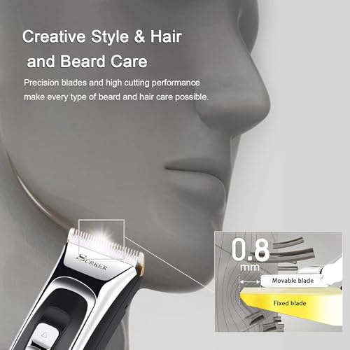 Haarschneidemaschine Herren, Lovebay 11-In-1 Profi Friseur Bart und Haarschneider Set (Black)