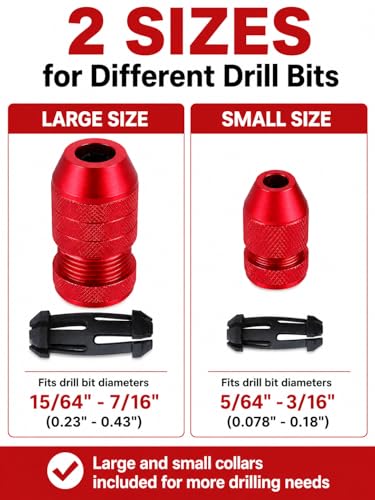 Topes de perforación ø 2-11mm con ajuste variable para evitar traspasar paneles de madera 4