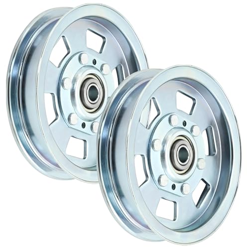 ZUDKSUY 2 Pcs Lawn Mower Idler Pulley Replacement for Bad Boy ZT Series 48 50 54 and 60 Inch Decks, Replaces 033-2000-00 033-7201-00