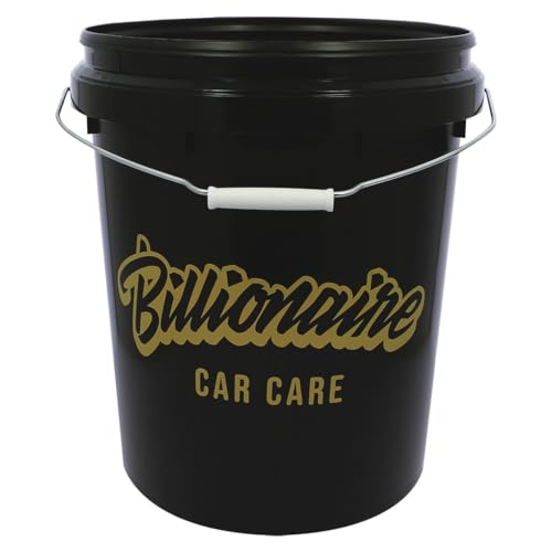 S SUMEX Cubo de Lavado de Coche 20 litros Billionaire Bucket Black Ideal para Limpieza de Vehículo Exterior a Mano Color Negro