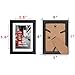 Lavezee 5x7 Picture Frame Set of 9, 5x7 Black Photo Frames Matted for 4x6 Pictures, Wall Mount or Table Top Decoration