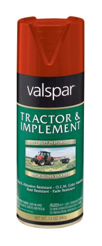 Valspar 5339-30 Troyblt Red Tractor and Implement Spray Paint - 12 oz.