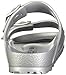 Birkenstock Women's Arizona Sandals, Metallic Silver, 9 Medium US