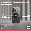 Shapeheart Innovation Française, Support téléphone vélo magnétique avec Plaque métallique adhésive Extra-Fine. Porte vélo électrique, vélo, Trottinette, VTT. Accessoire vélo #2