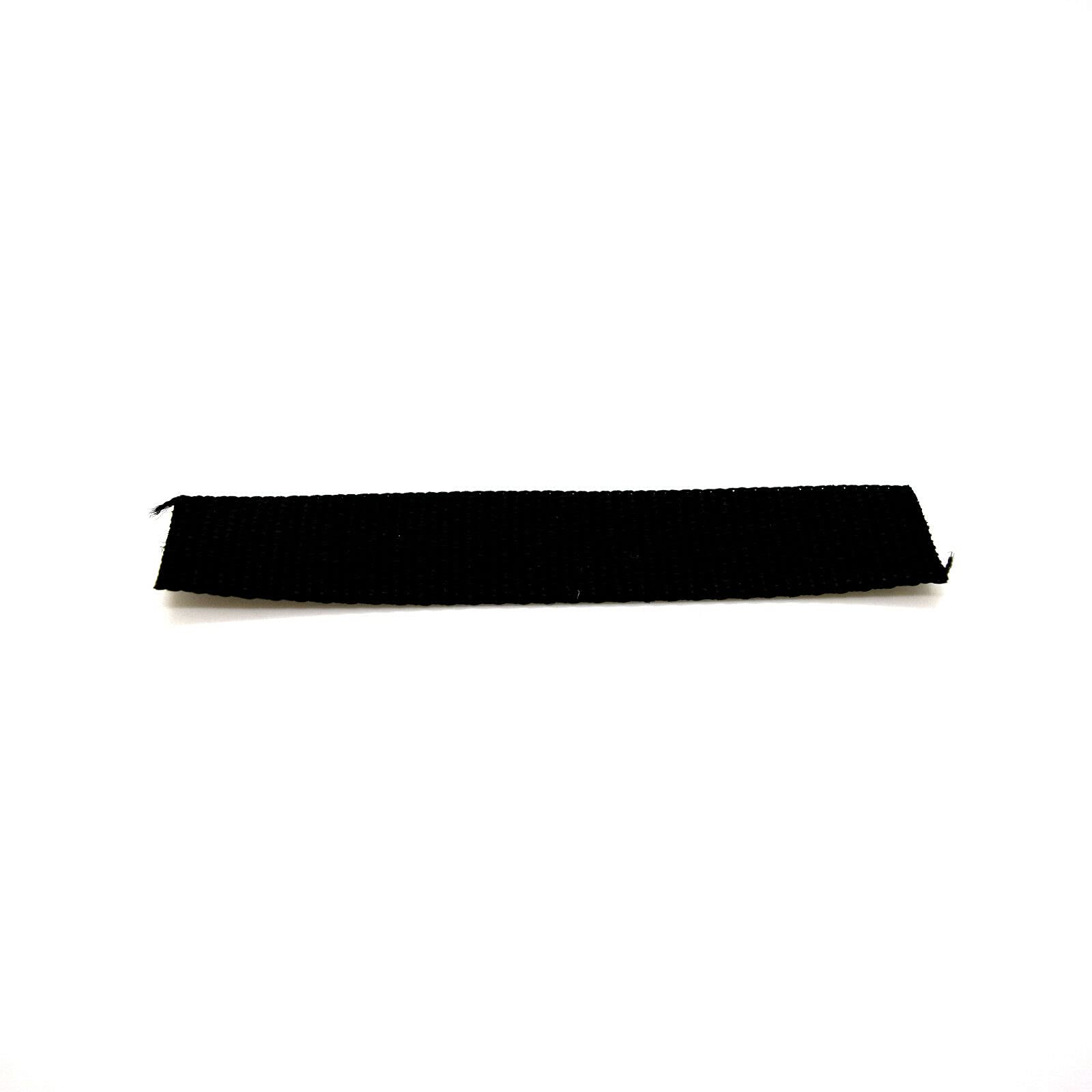 10 metres of 10 mm / 0.39 in Black [332] Heavy Duty Polypropylene Webbing Strap Tape for Rucksack, Backpacks, Luggage/Cargo Strapping, Belts