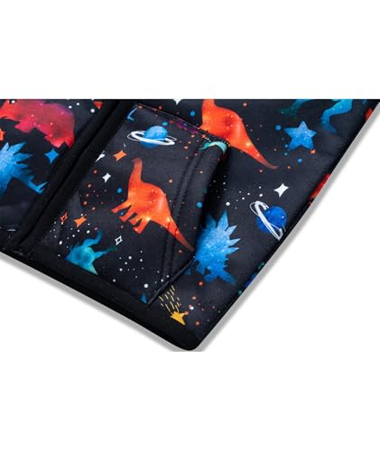Image of V VALANCH Toddler Fleece Jacket Boys Girls Zip Up Hoodie Sweatshirt | Full Fleece Lining Throughout, Thick Warm, Cartoon, for Casual, School, Outerwear, Winter