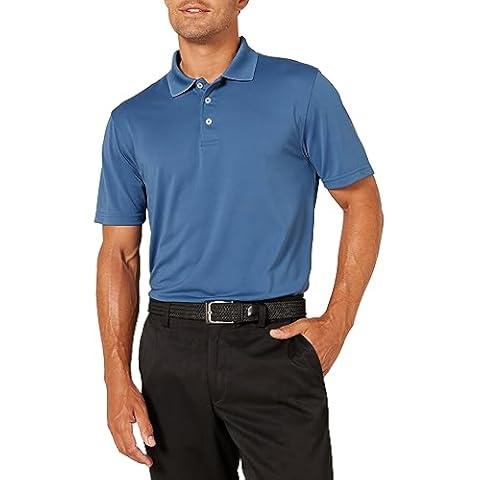 Amazon Essentials Men's Slim-Fit Golf Polo Shirt Cover