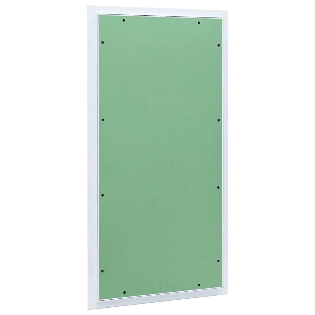 Zugangsklappe Grün Silber 45 x 85 cm aus Aluminium Gipskarton für Innen- und Außenbereich, langlebige Wandabdeckung, einfache Montage, feuerfest, isolierend, wasserdicht, für Wartung