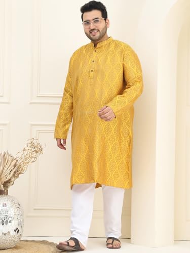 Image of SOJANYA Men's Cotton Regular Fit Casual Plus (Since 1958) ONLY Kurta
