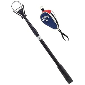 Callaway Golf Ball Retriever for Water, Telescopic with Dual-Zip Headcover