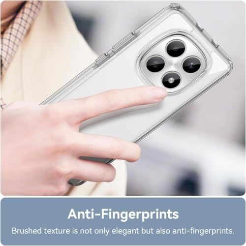 Image of REALCASE Silicone Back Cover Case, Scratch Resistant Protective Crystal Clear Transparent Shock Proof Back Cover Case for Mi Redmi Note 15 5G / Poco M8 5G